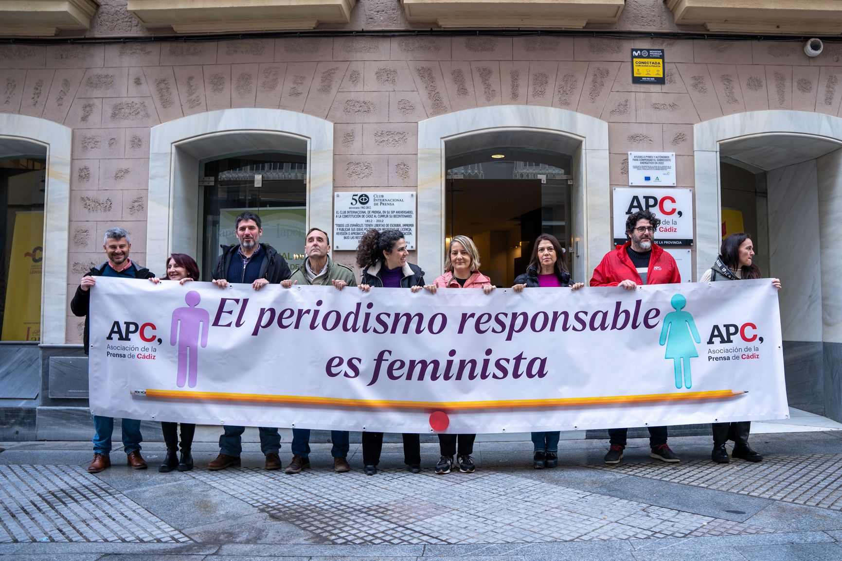Día Internacional de la Mujer en Cádiz.