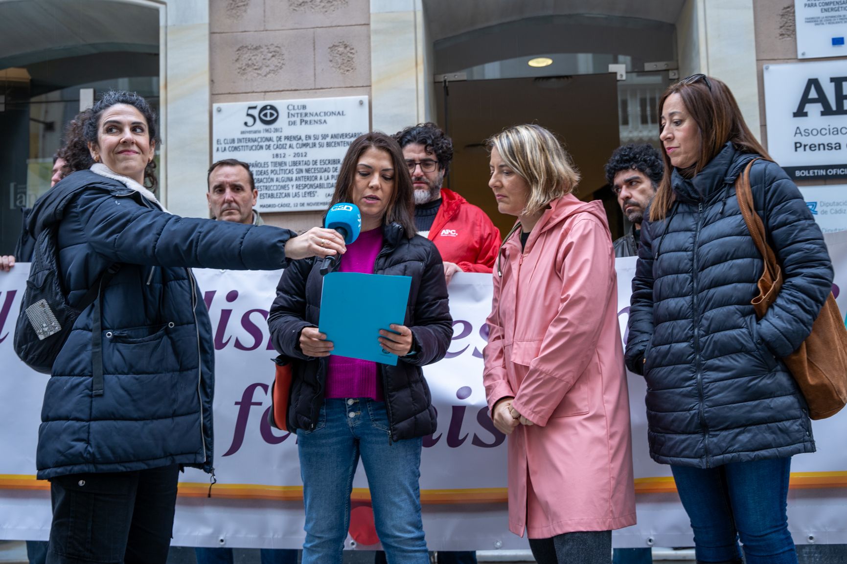 Día Internacional de la Mujer en Cádiz.