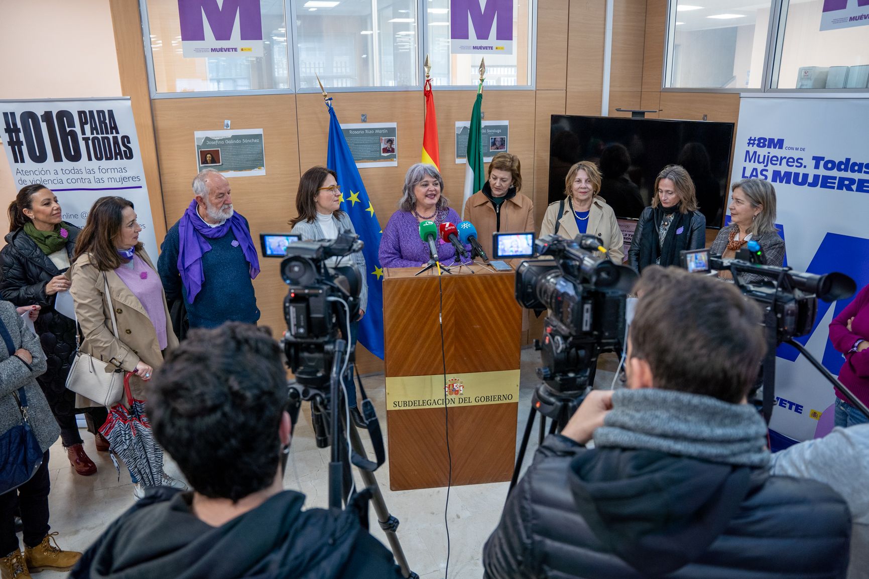 Día Internacional de la Mujer en Cádiz.