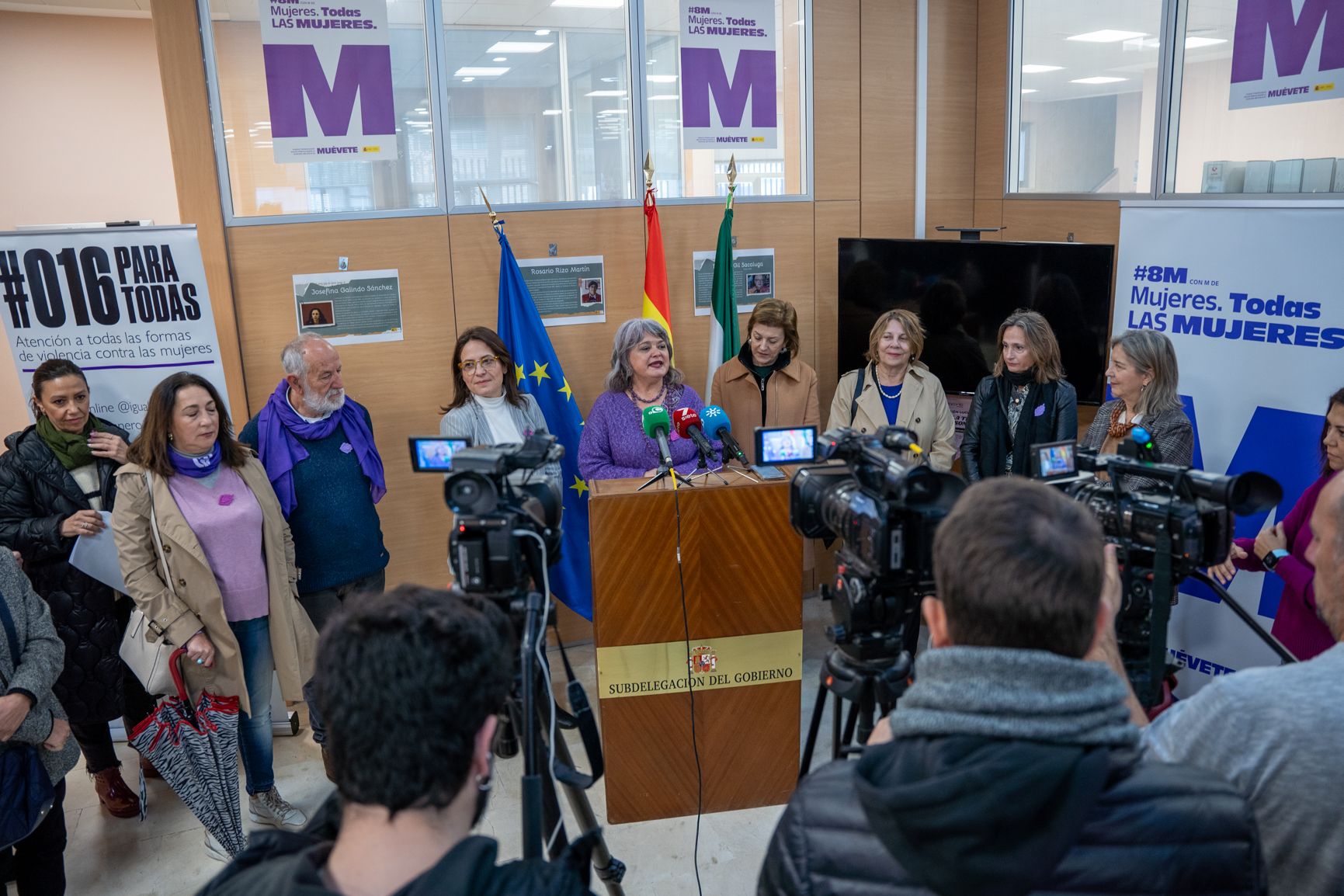 Día Internacional de la Mujer en Cádiz.