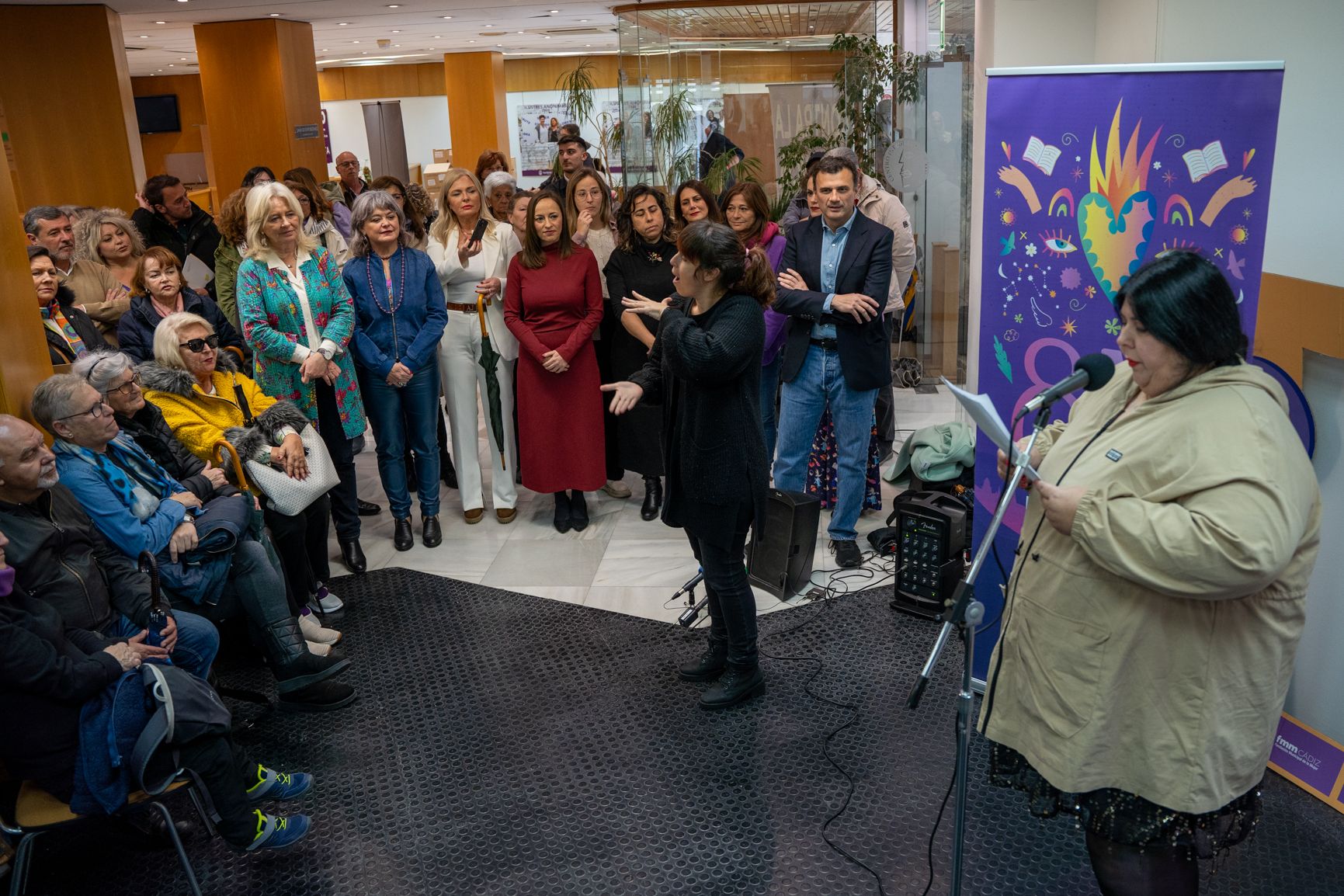 Día Internacional de la Mujer en Cádiz.