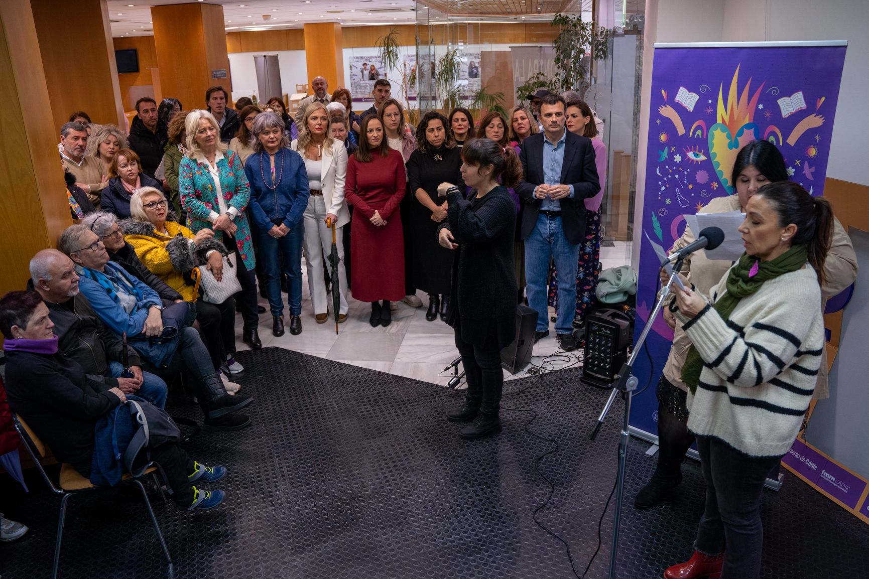 Día Internacional de la Mujer en Cádiz.