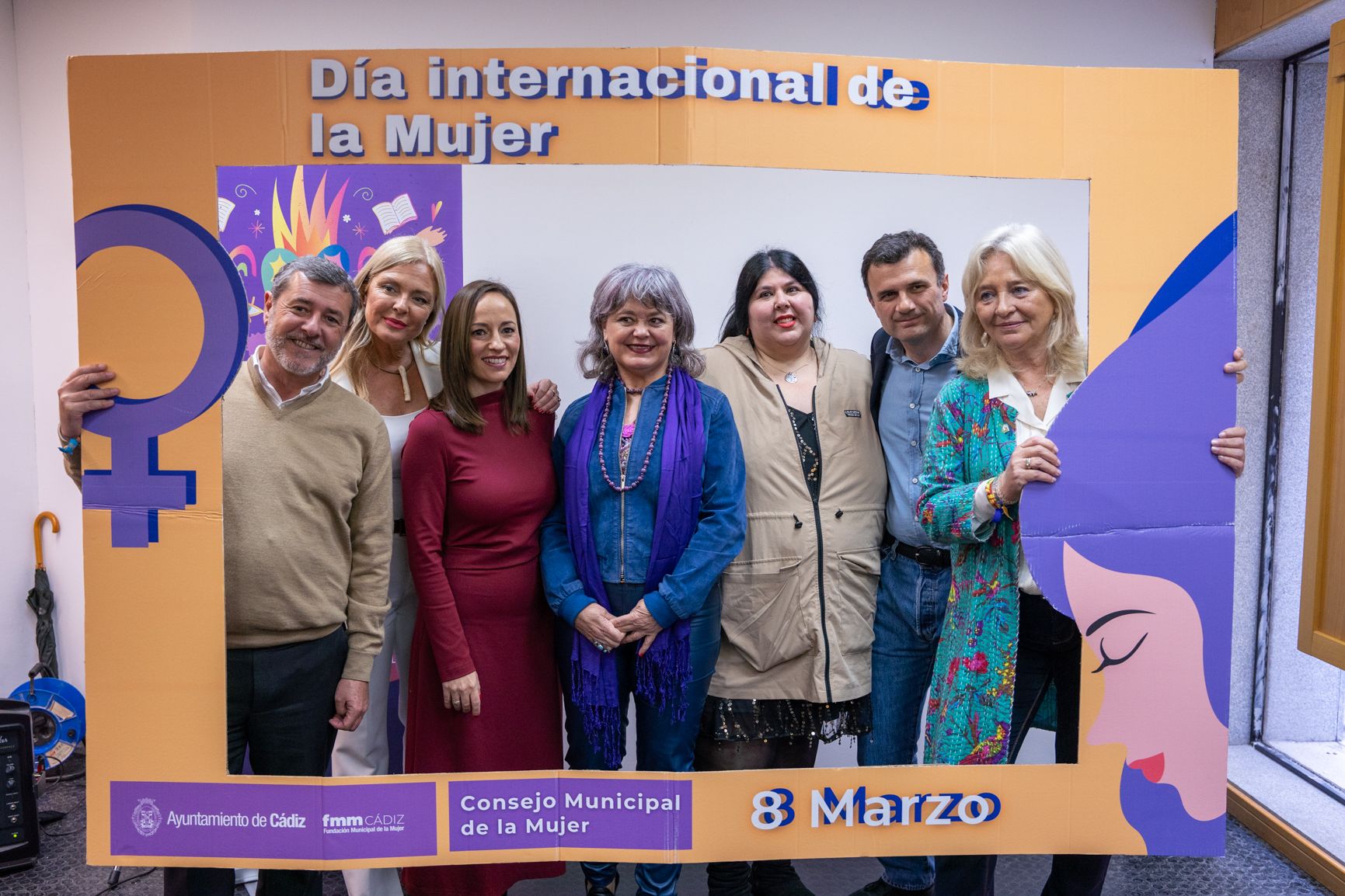 Día Internacional de la Mujer en Cádiz.