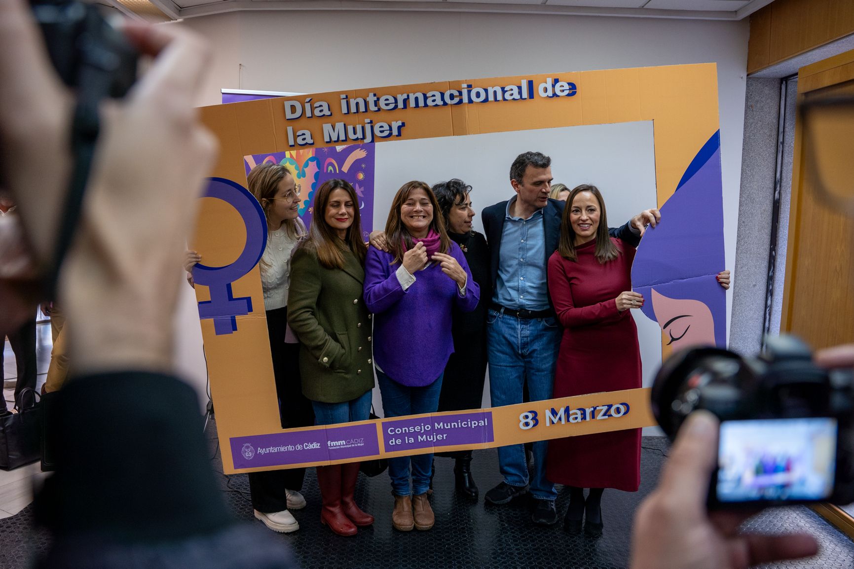 Día Internacional de la Mujer en Cádiz.