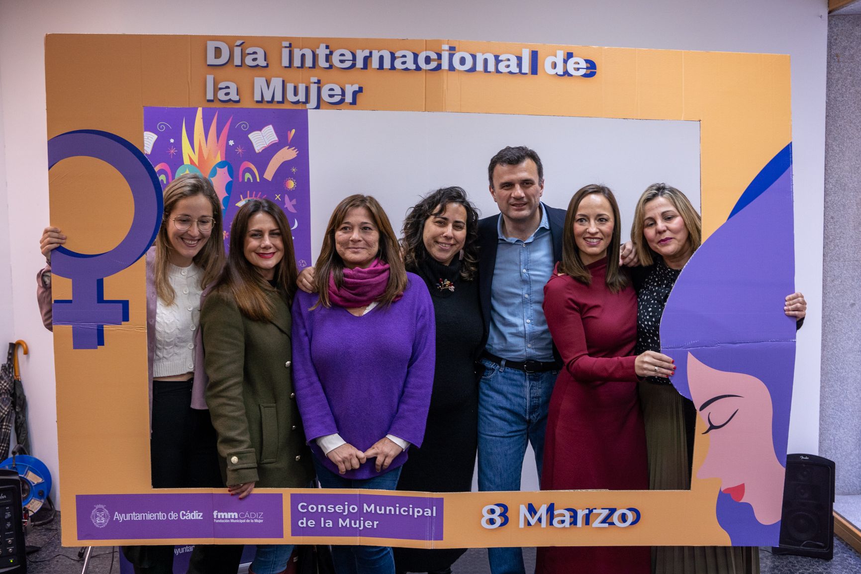 Día Internacional de la Mujer en Cádiz.