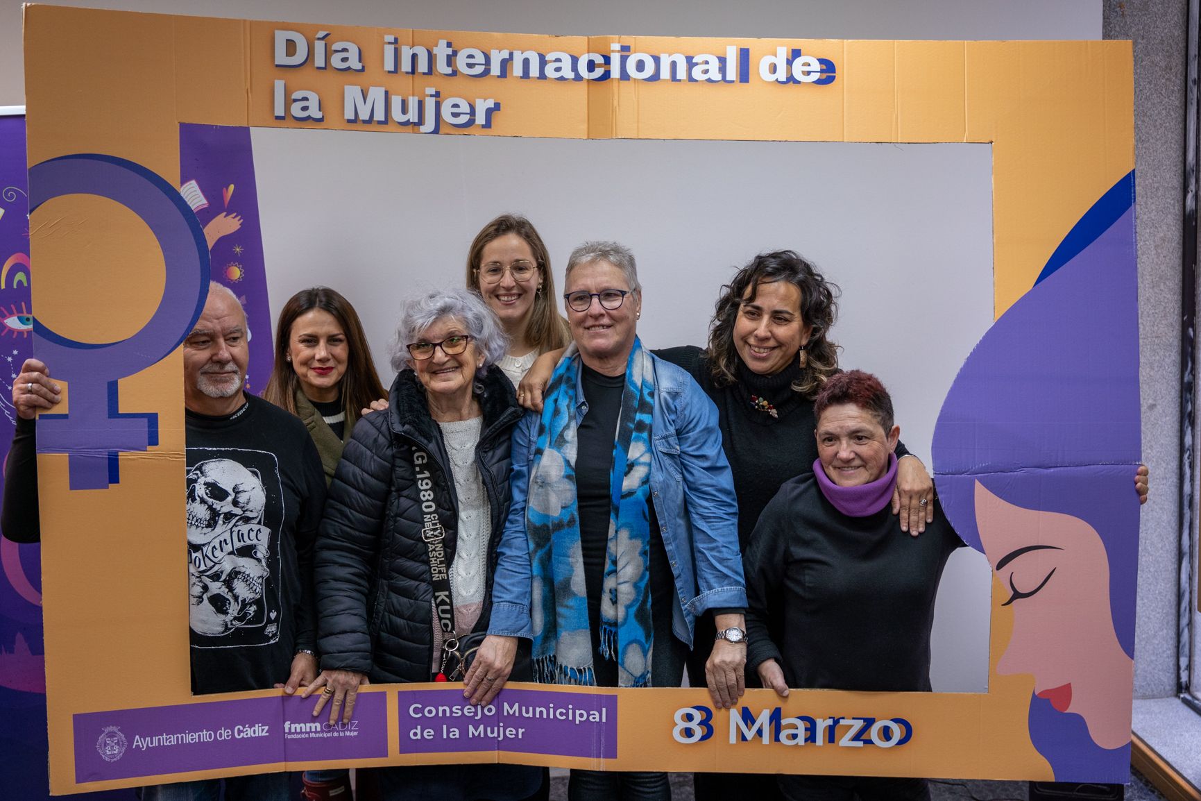 Día Internacional de la Mujer en Cádiz.