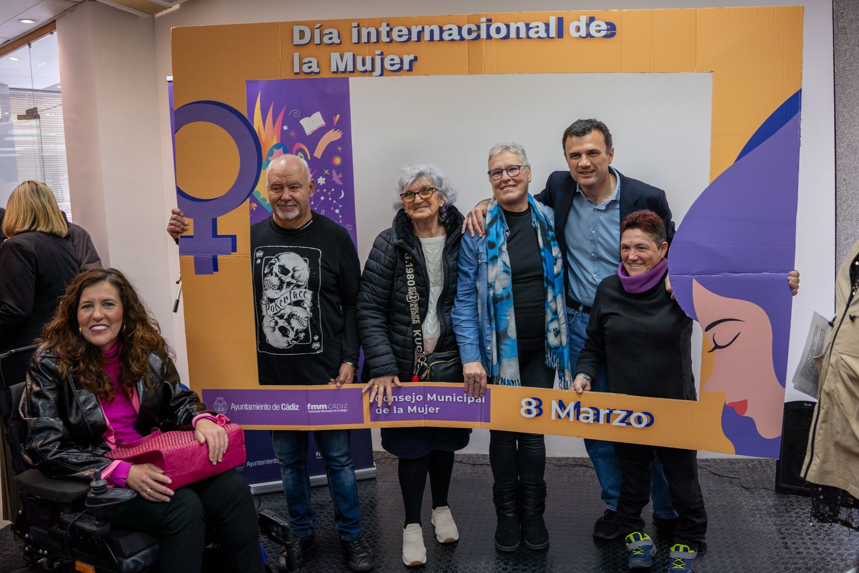 Día Internacional de la Mujer en Cádiz.