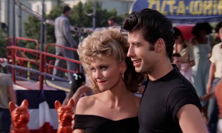 Travolta y Newton John, protagonistas de 'Grease'.