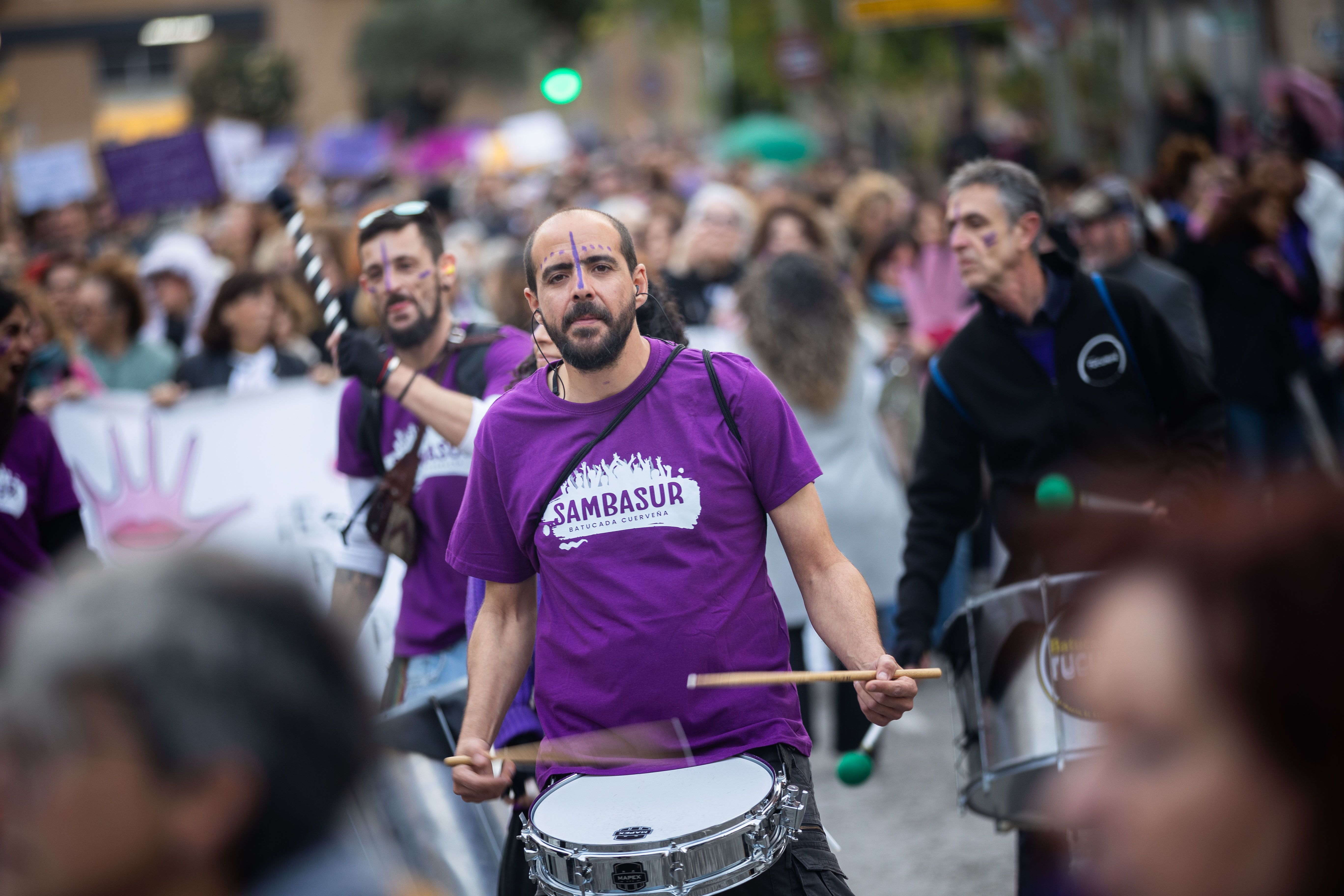 Así ha sido la marcha por el 8M en Jerez