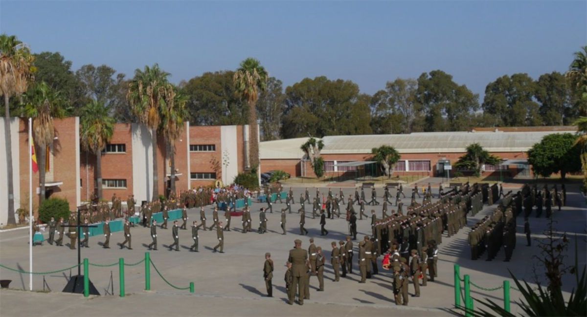 Un acto de jura de bandera en Camposoto, en una imagen de archivo. FOTO: Ejército