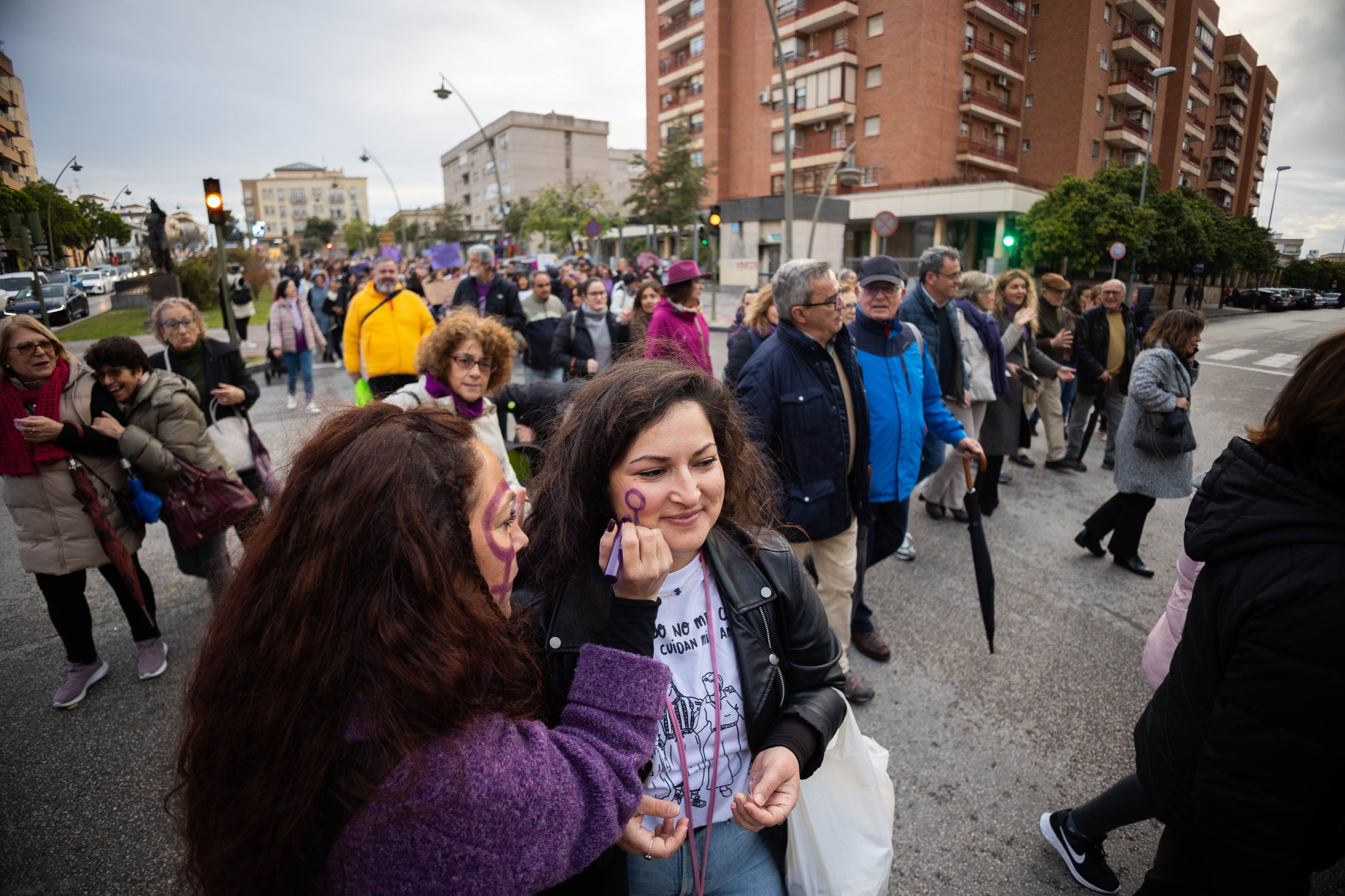 Así ha sido la marcha por el 8M en Jerez