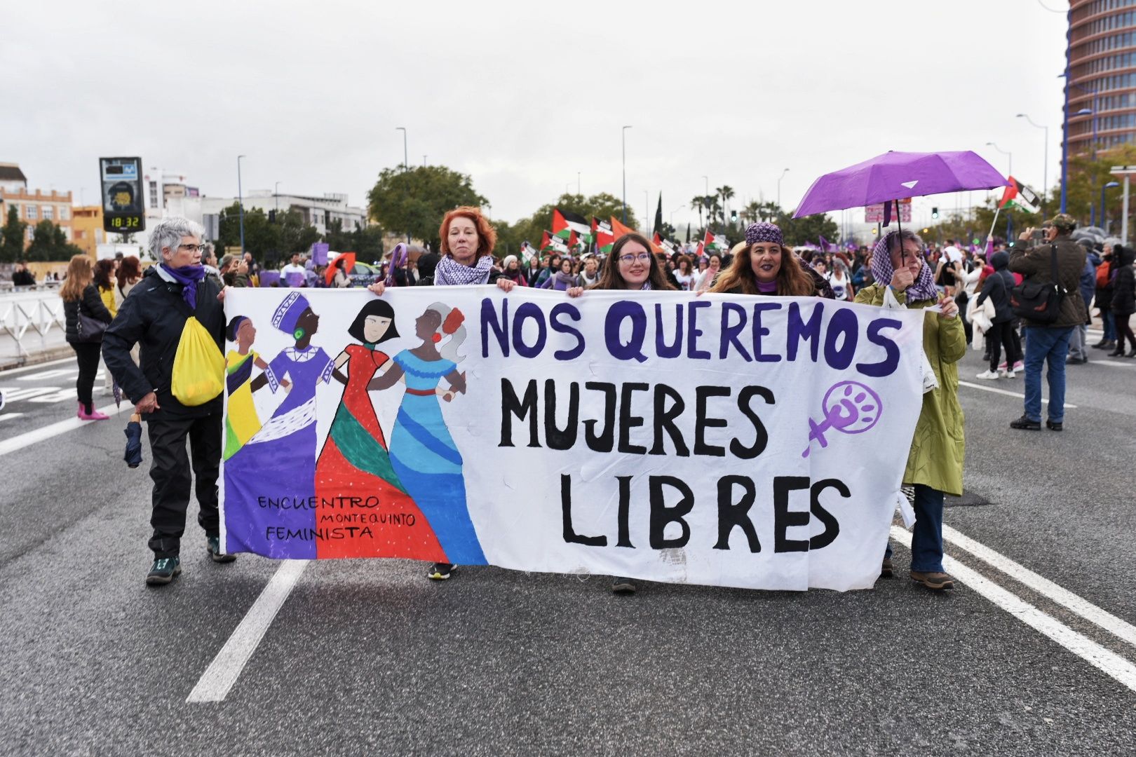 Las manifestaciones del 8M en Sevilla