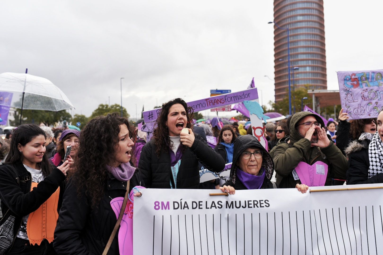 Las manifestaciones del 8M en Sevilla