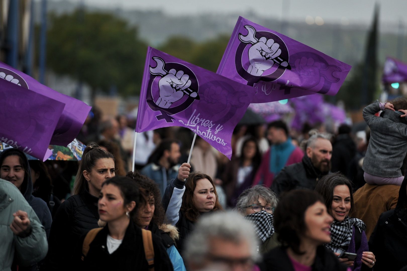 Las manifestaciones del 8M en Sevilla