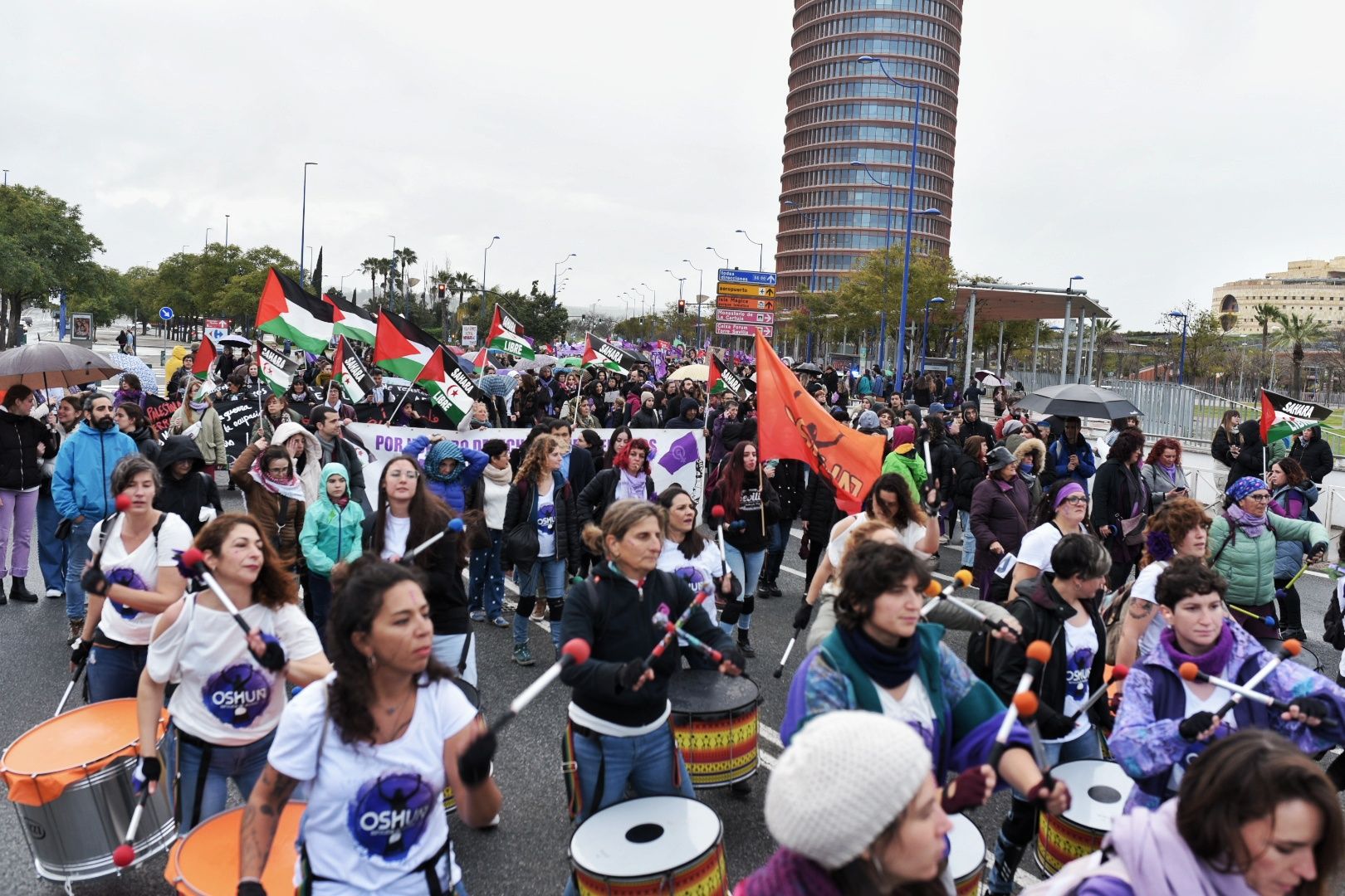Las manifestaciones del 8M en Sevilla