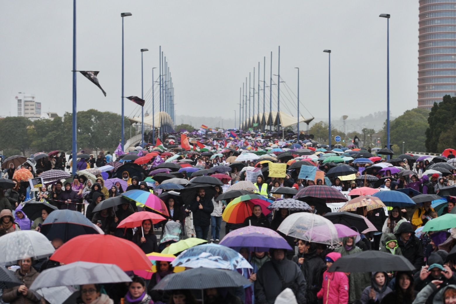 Las manifestaciones del 8M en Sevilla