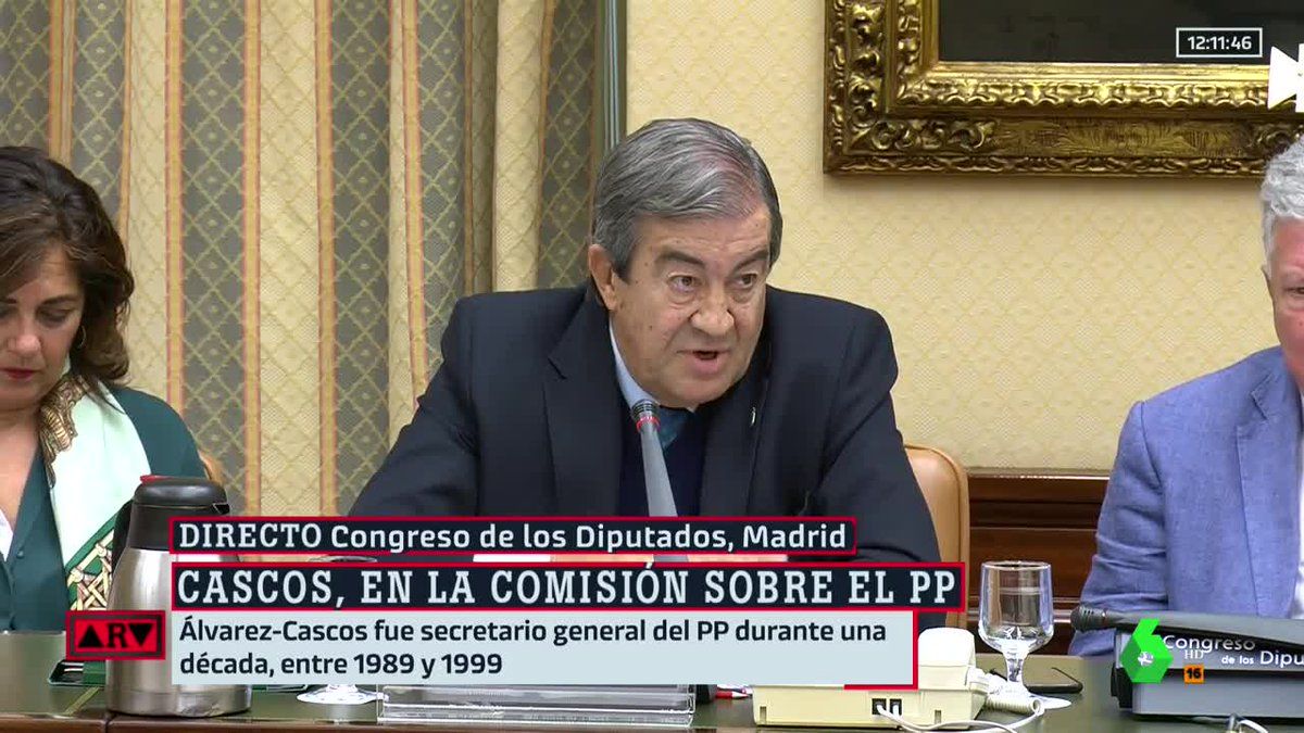 Cascos, en una imagen de 'La Sexta'.