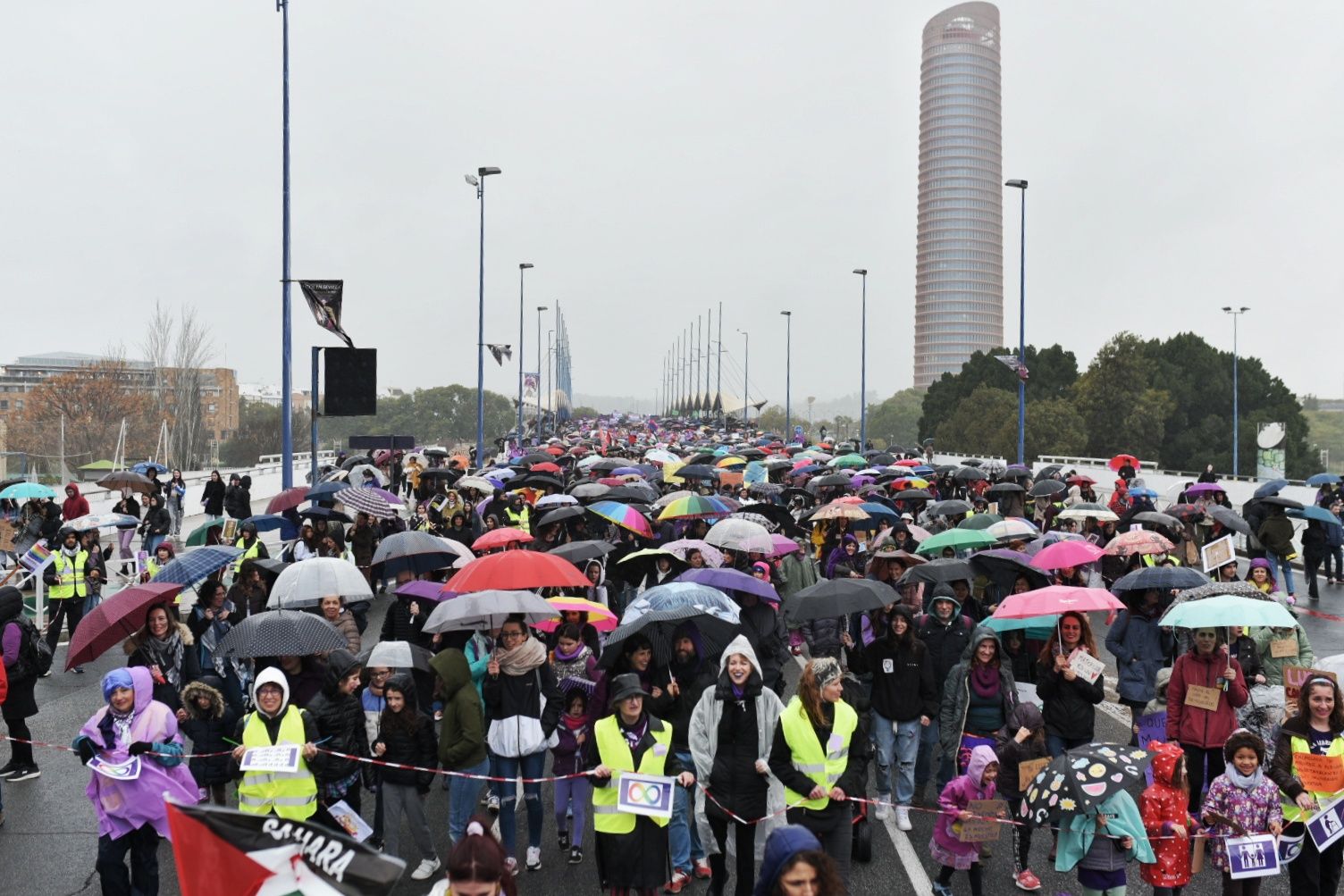 Las manifestaciones del 8M en Sevilla