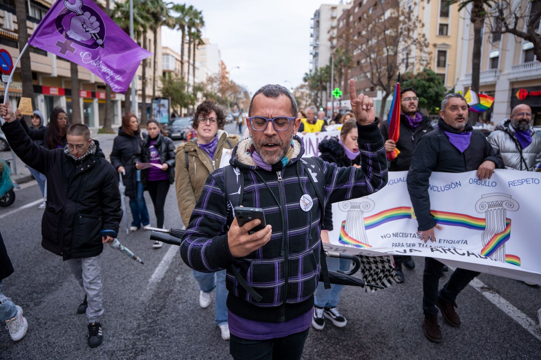  Así han sido las manifestaciones del 8M en Cádiz