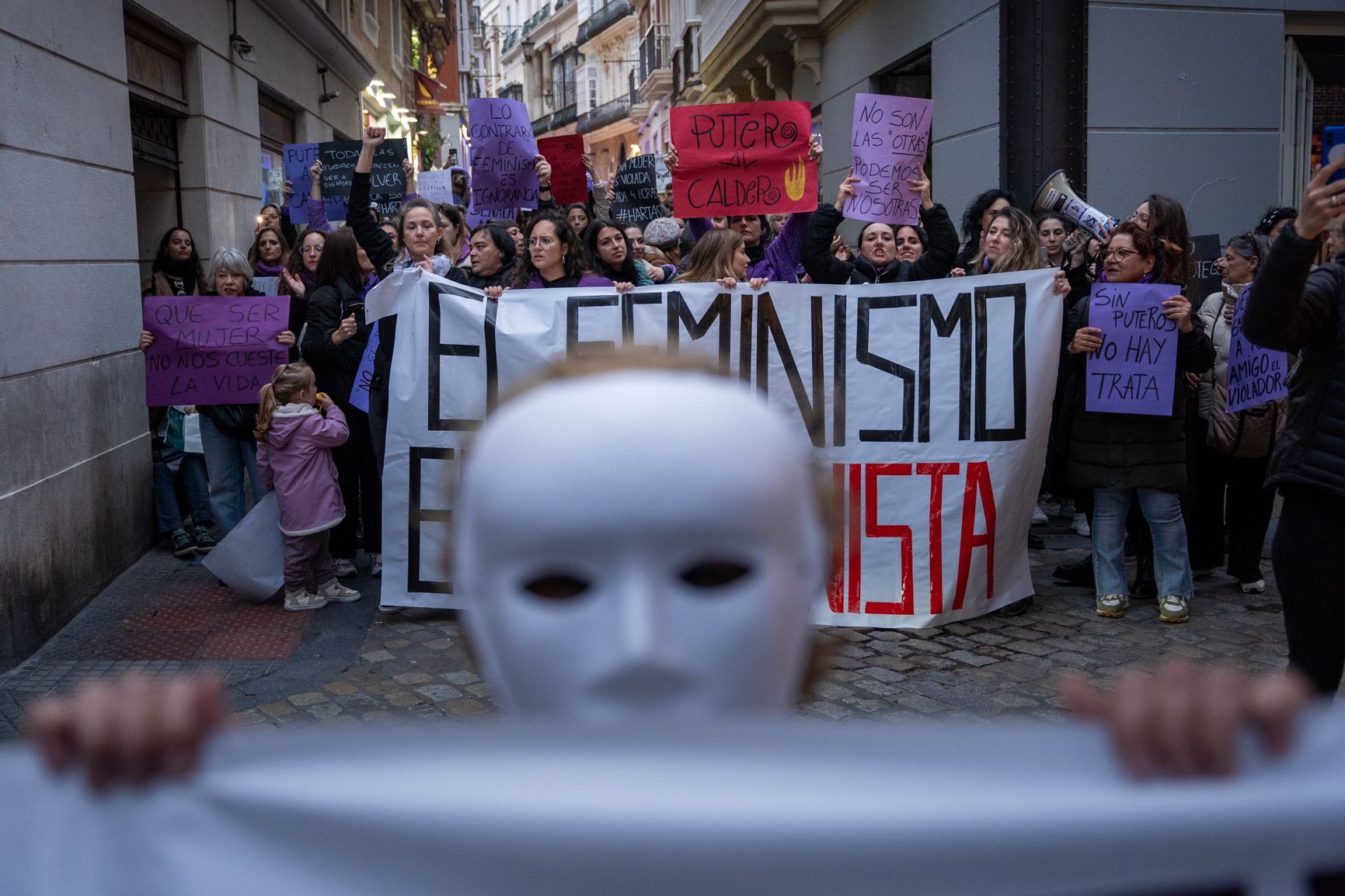  Así han sido las manifestaciones del 8M en Cádiz