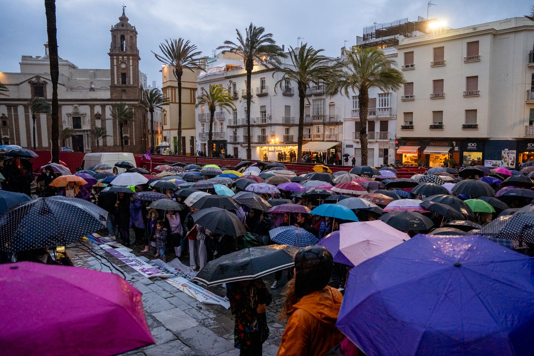  Así han sido las manifestaciones del 8M en Cádiz