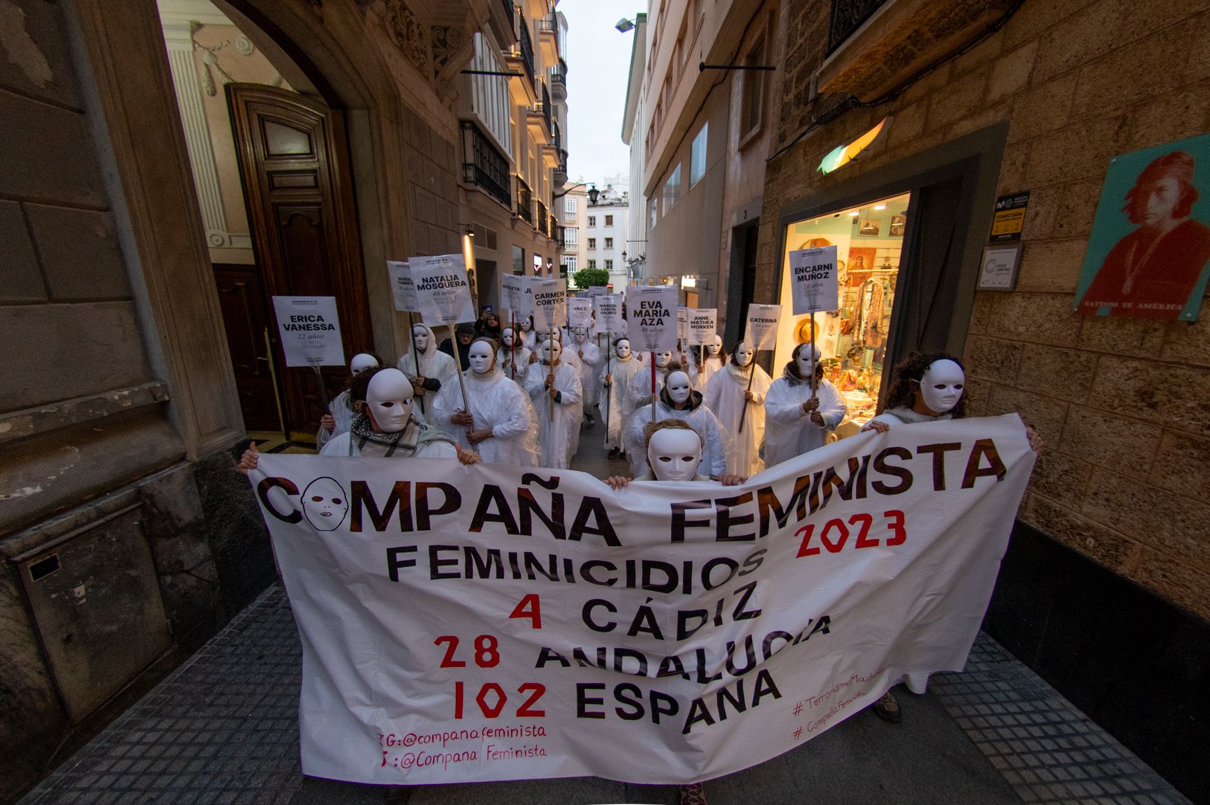  Así han sido las manifestaciones del 8M en Cádiz