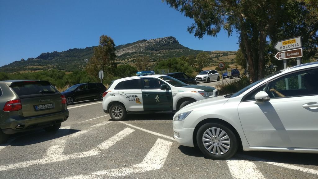 Acceso a Bolonia cortado, este pasado sábado.