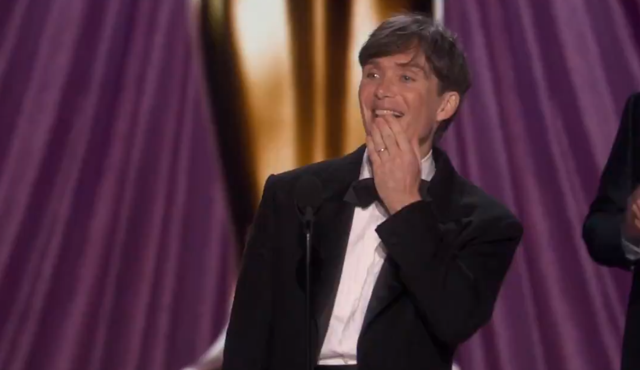 Cillian Murphy, ganador del Óscar por su retrato de Oppenheimer.