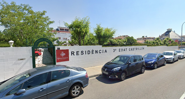Residencia Castrillón, de Lleida, en una imagen de Google Maps.