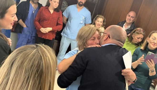 Emocionante fiesta de despedida a Carmen.