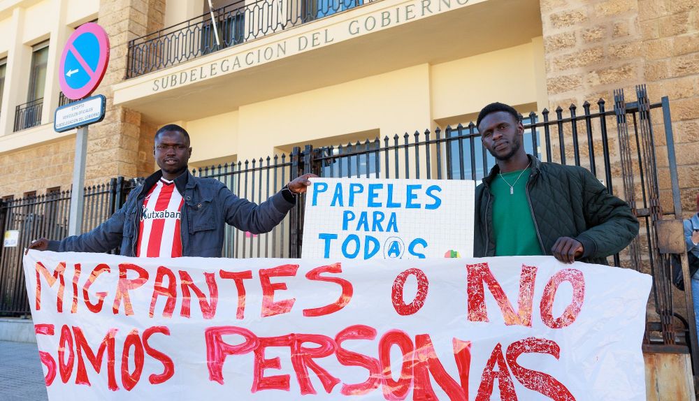 migrantes protesta subdelegacion  8