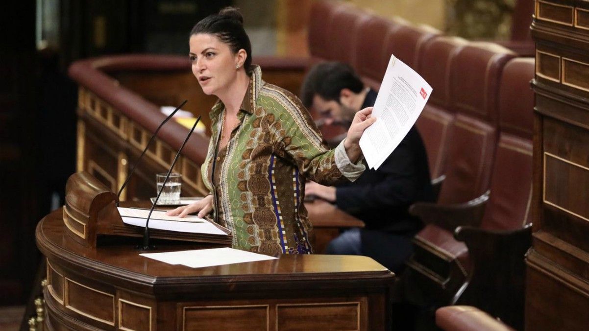 Macarena Olona en el Congreso de los Diputados. Foto: Vox 