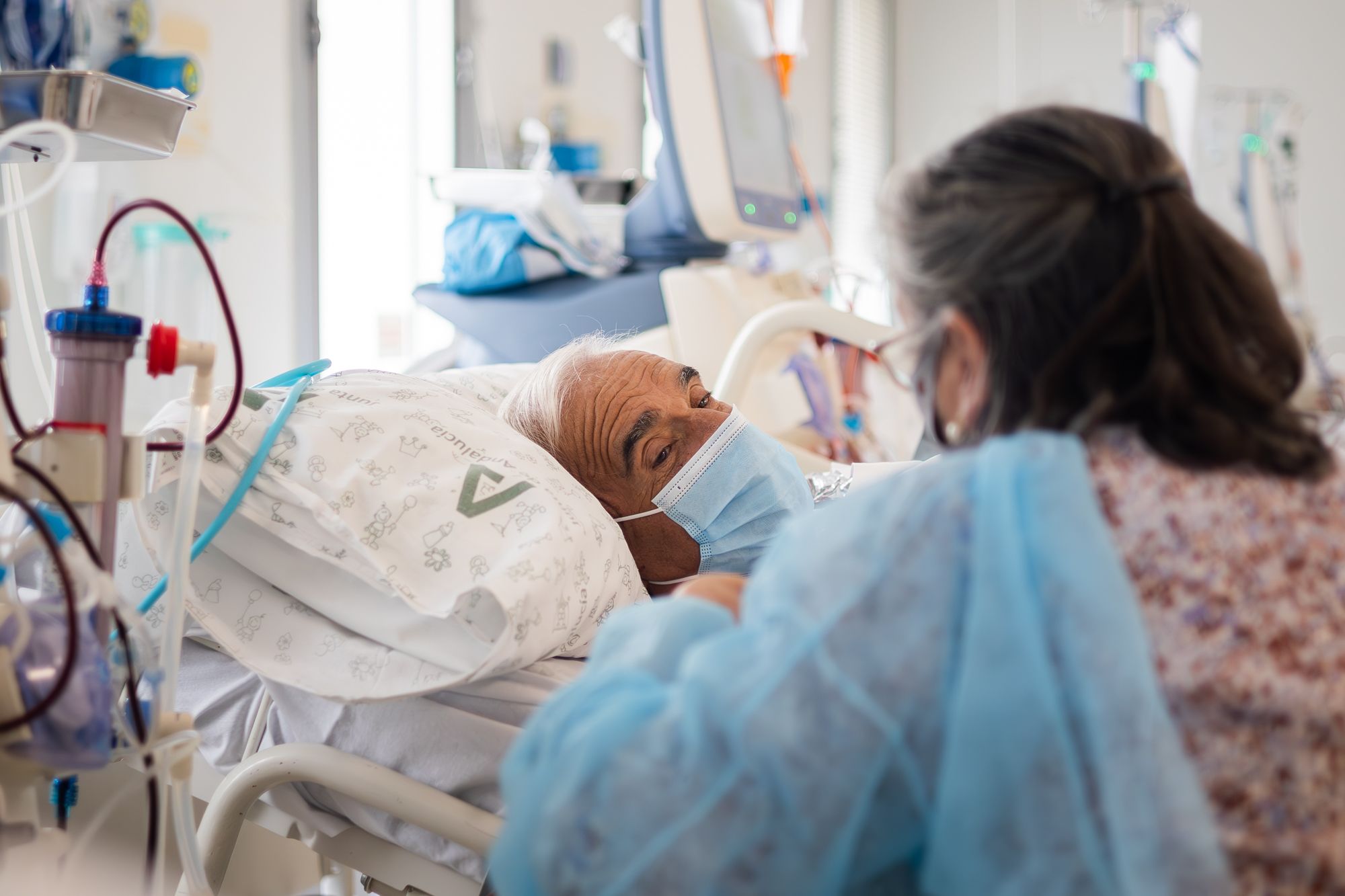 Un paciente de hemodiálisis en el SAS.