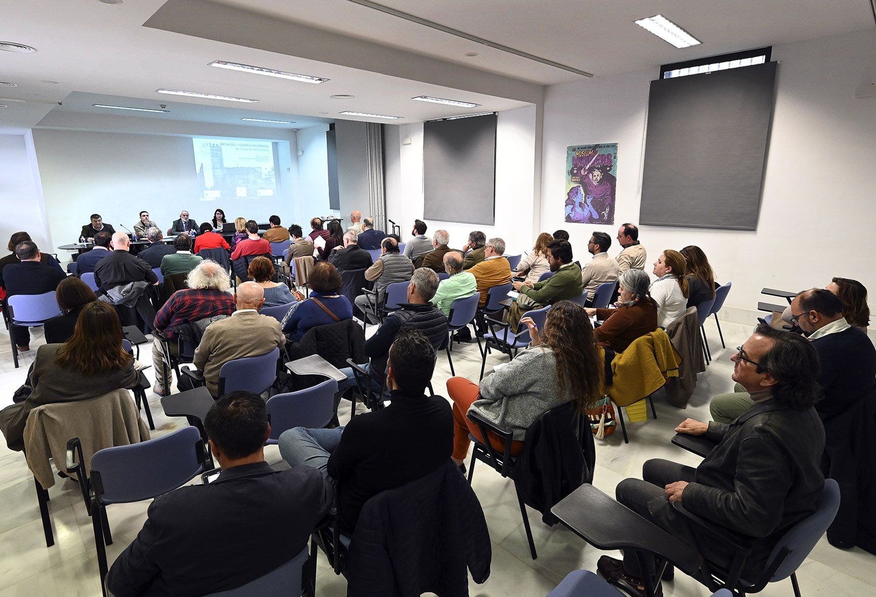 Imagen de la reunión de la Mesa del Centro Histórico de Jerez.