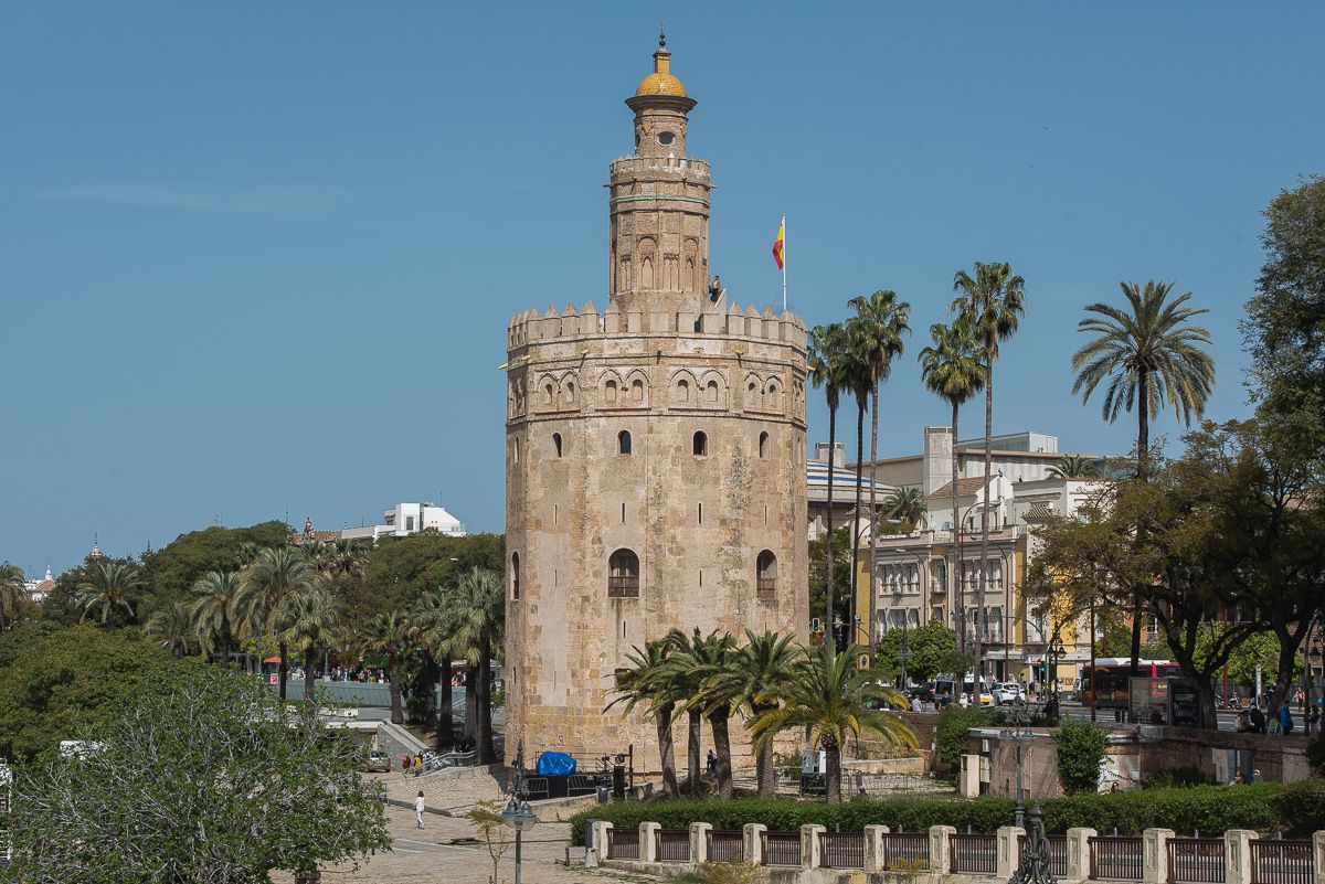 La Torre del Oro, zona por la que paseaba la víctima en Sevilla.