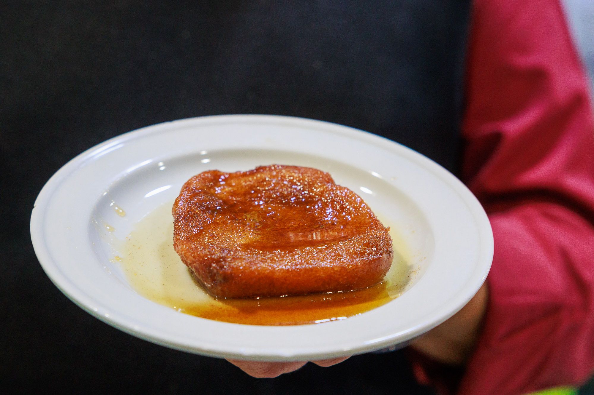 Una torrija, un dulce clave en Semana Santa, en una imagen de archivo.