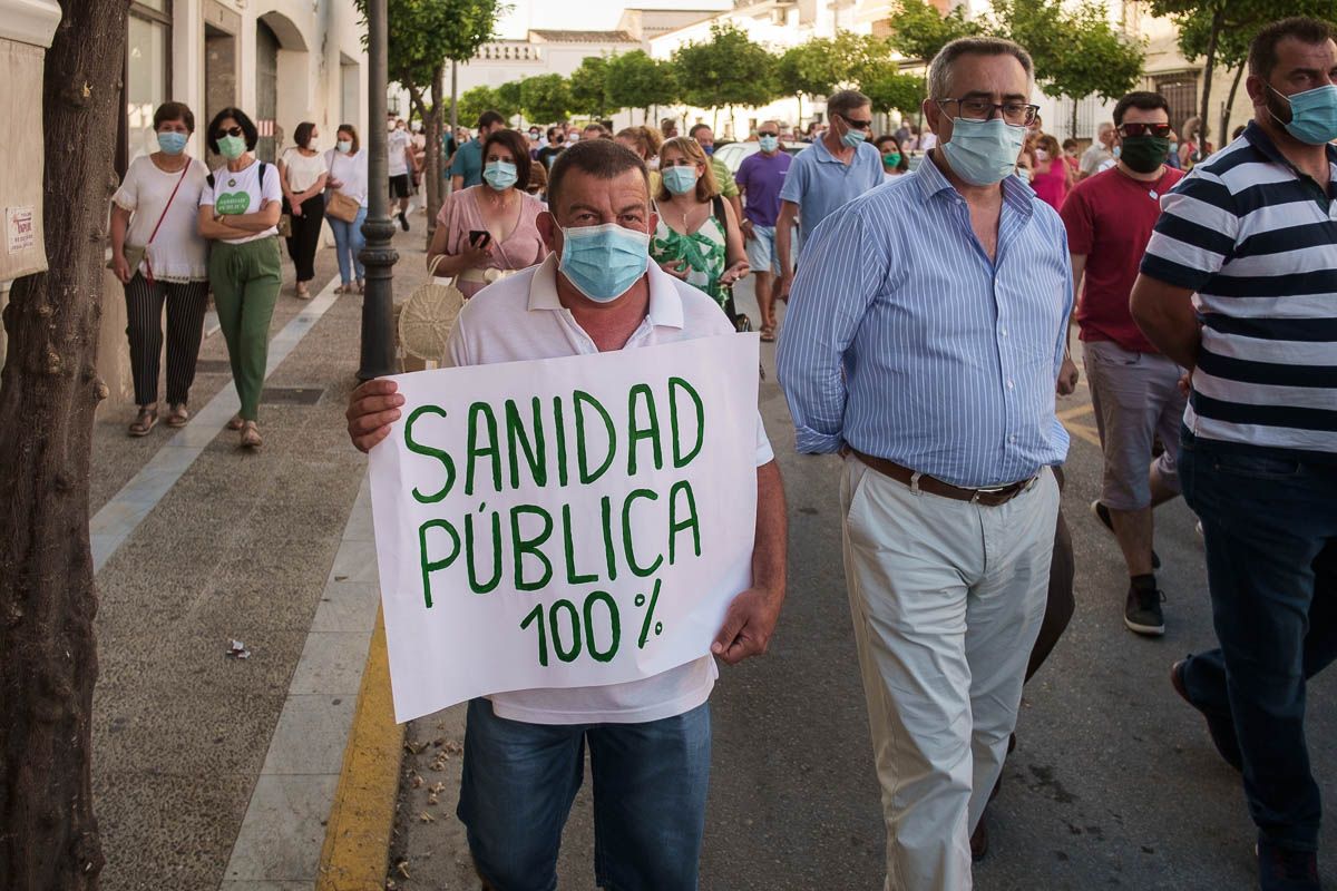 Manifestación reciente en defensa de la Sanidad pública. FOTO: MANU GARCÍA