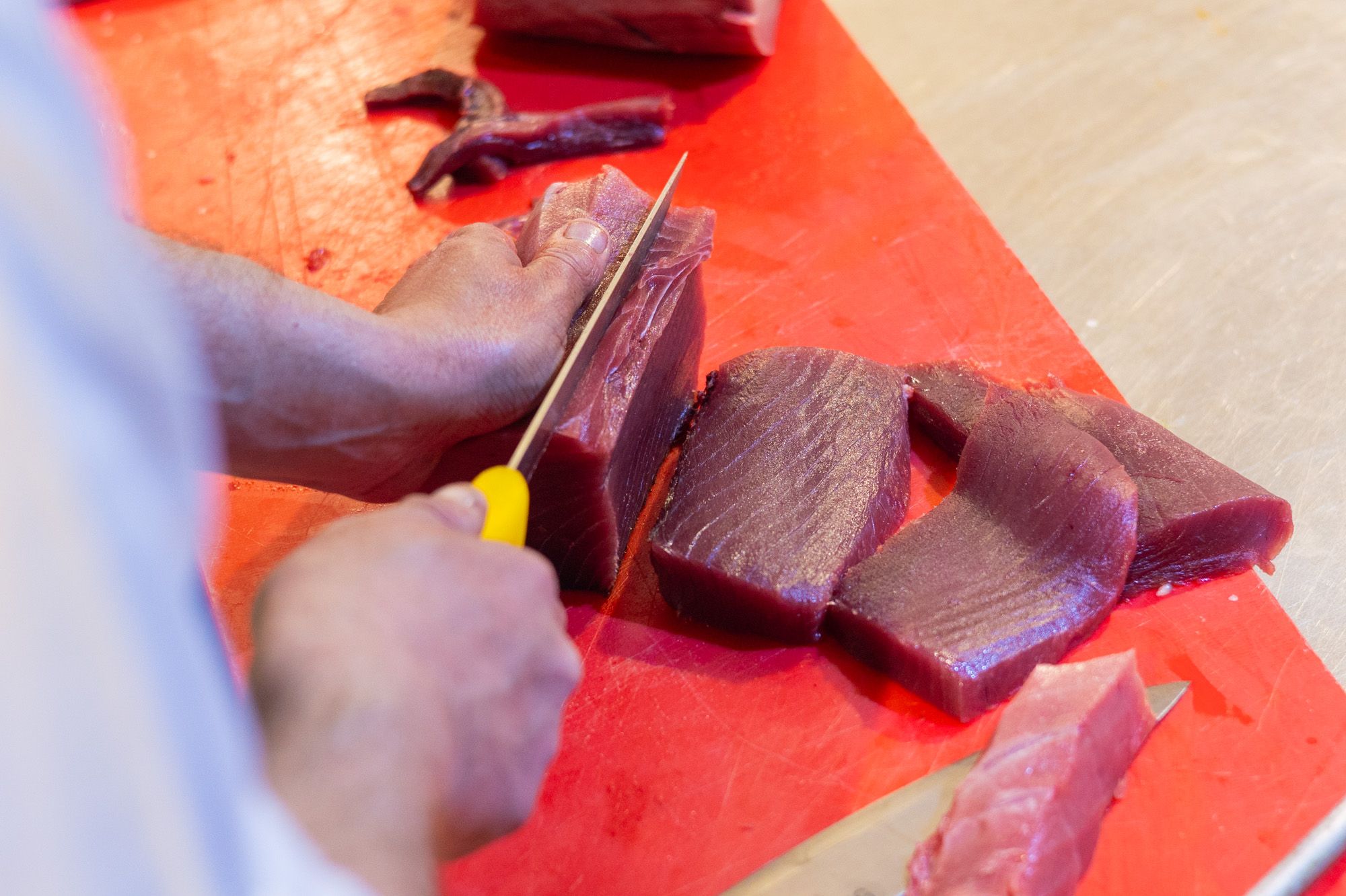 Ronqueo de atún en una imagen de archivo.