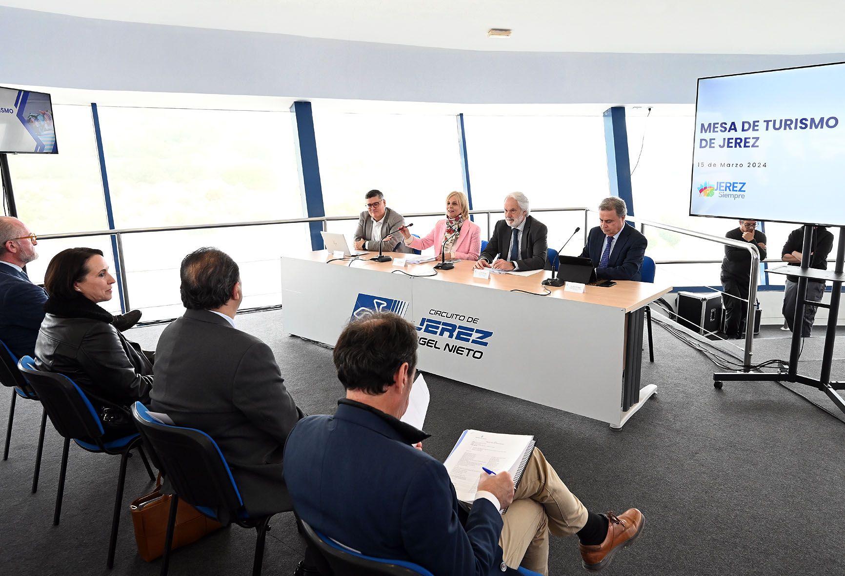 Rueda de prensa para informar del calendario de actividades para toda la semana del Gran Premio de España Moto GP.