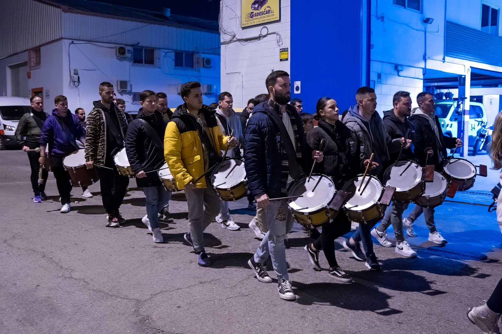 La Banda del Rosario de Cádiz, una de las banderas de Andalucía en la provincia de Cádiz.