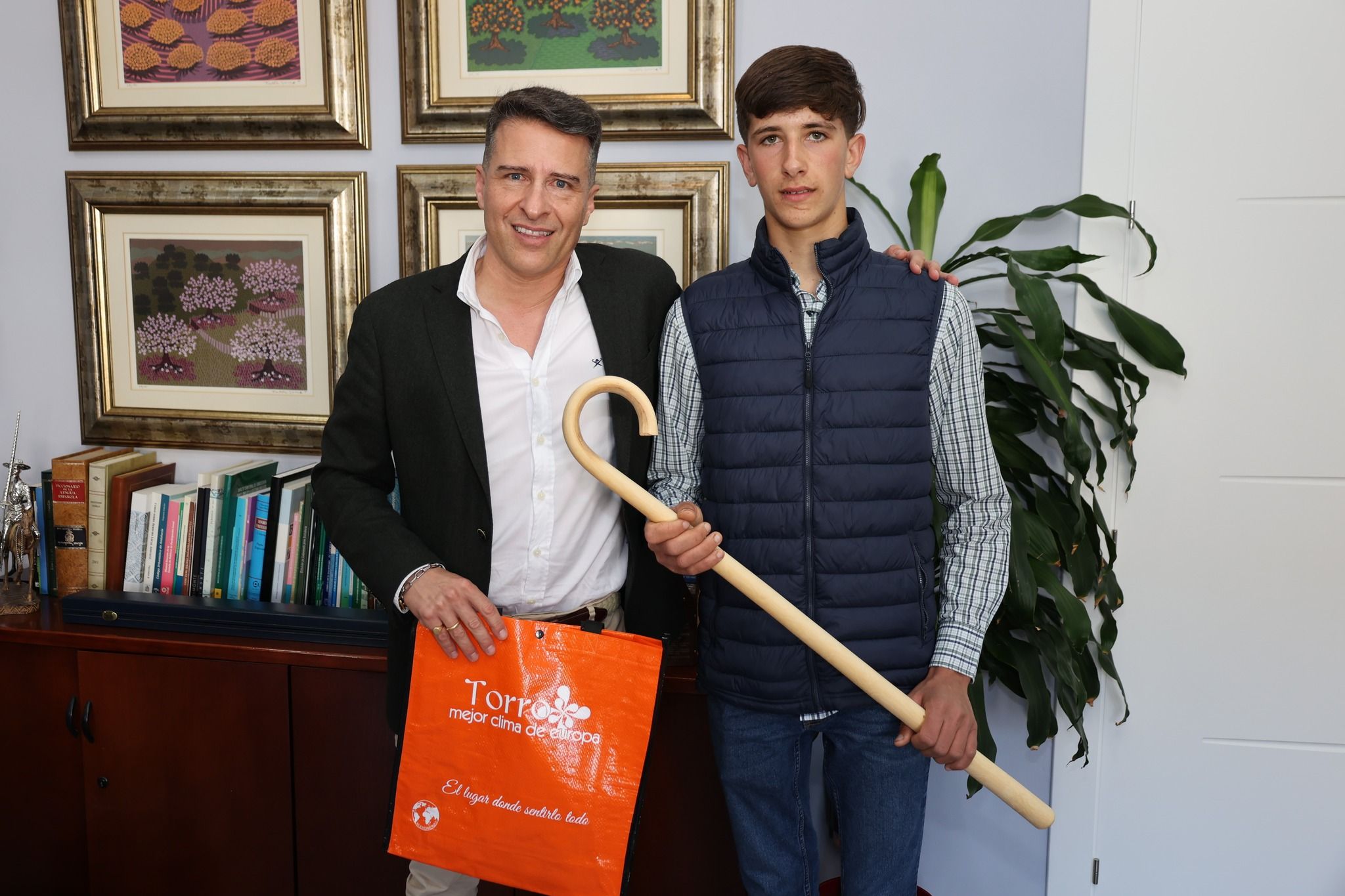 David Tomé, el joven de 17 años de Torrox que quiere ser cabrero.