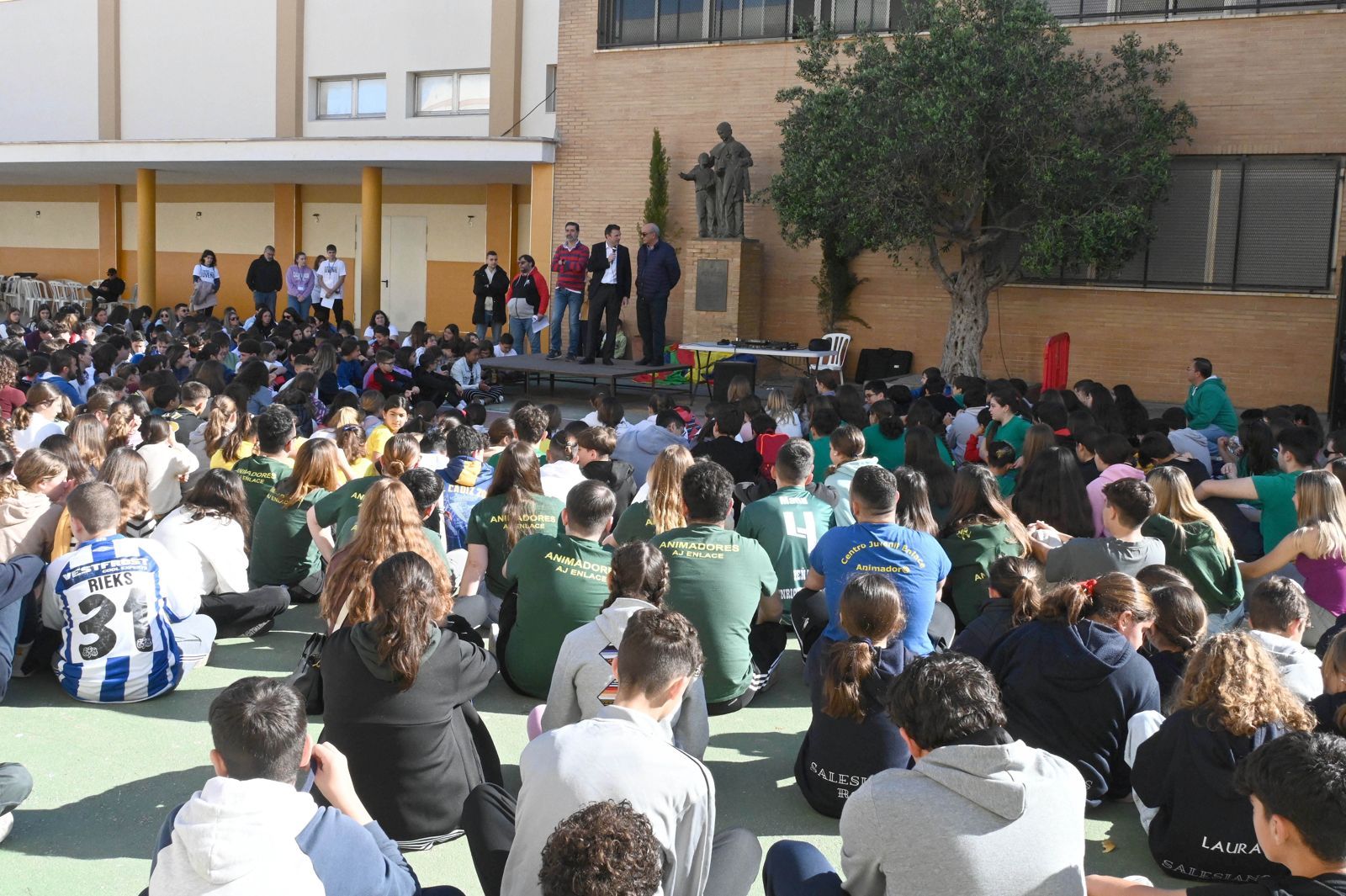 Encuentro de colegios salesianos en Cádiz.