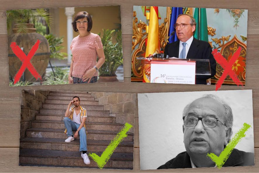 Carmen Collado, Antonio Hernández Callejas, Daniel Vallero (Tigrillo) y Juan Manuel Suárez Japón.