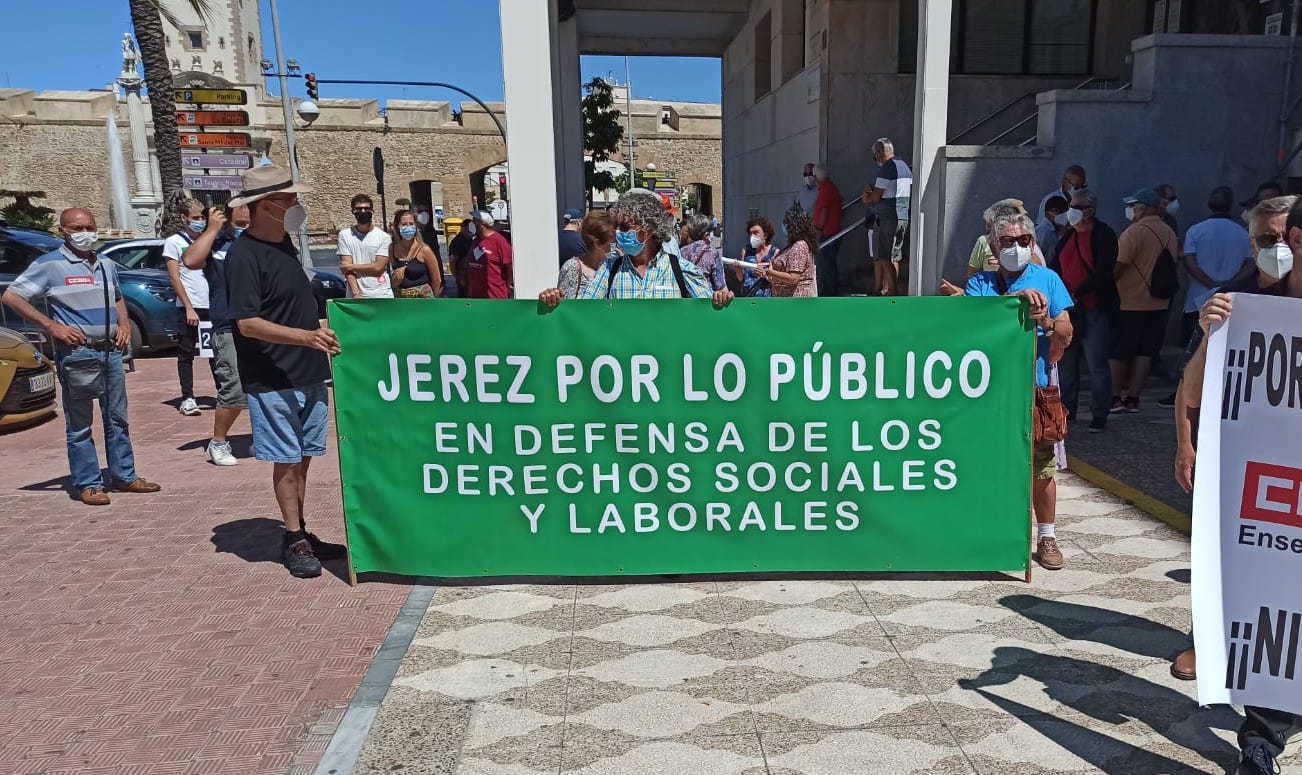 Miembros de Jerez por lo público, en una imagen reciente.