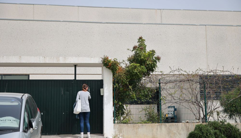 Entrada del edificio municipal donde Manoli ha trabajado durante años.