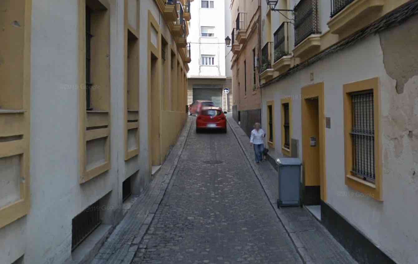 Calle Cruz, donde ocurrieron los hechos, en una imagen de Google Maps.