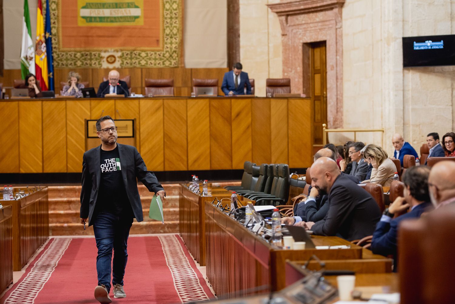 Un momento este jueves en el Parlamento de Andalucía.