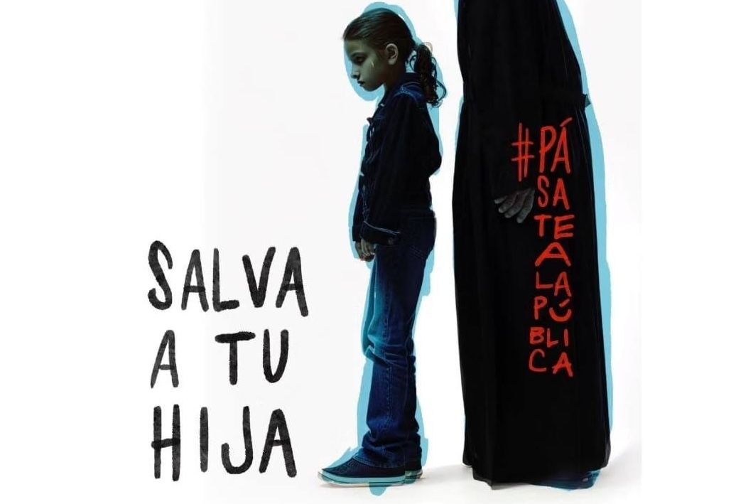 Imagen de la campaña de Marea Verde para fomentar la matriculación en la escuela pública.