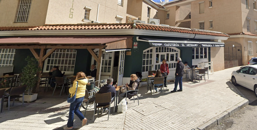 La cafetería El Artesano del Parque Atlántico.