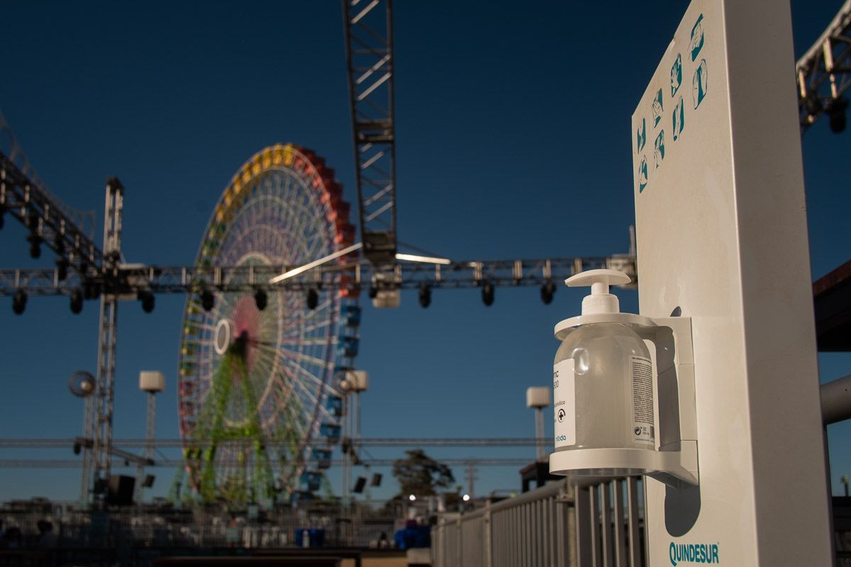 Una vista de la noria instalada en El Puerto. FOTO: MANU GARCÍA